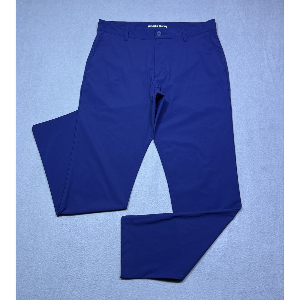 Rhone Pants Mens 32x30 Performance Chino Athletic Taper Blue Normcore USA